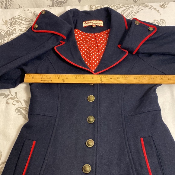 Retro wool coat‎ /dress size 10 woman’s - Picture 9 of 14